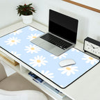 Daisies Baby Blue Desk Mat Gallery Image 2