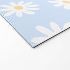 Daisies Baby Blue Welcome Mat Gallery Image 2