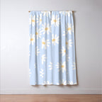 Daisies Baby Blue Window Curtain Gallery Image 3