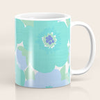Bright Summer Floral Mid-Century Style Flower Pattern Coffee Mug Gallery Image 1