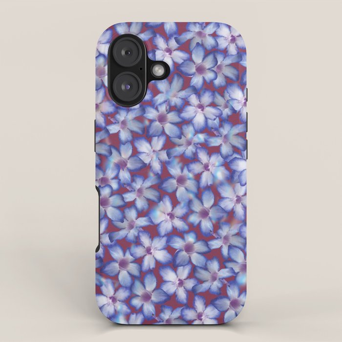 Wild Adenium - Blue iPhone Case Gallery Image 1