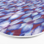 Wild Adenium - Blue Bath Mat Gallery Image 3