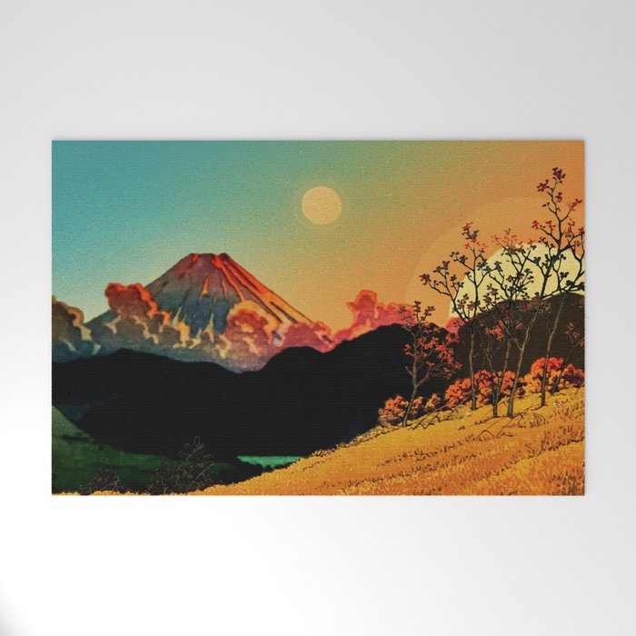 New Year's Morning in Shades of Orange - Nature Landscape Welcome Mat Gallery Image 1
