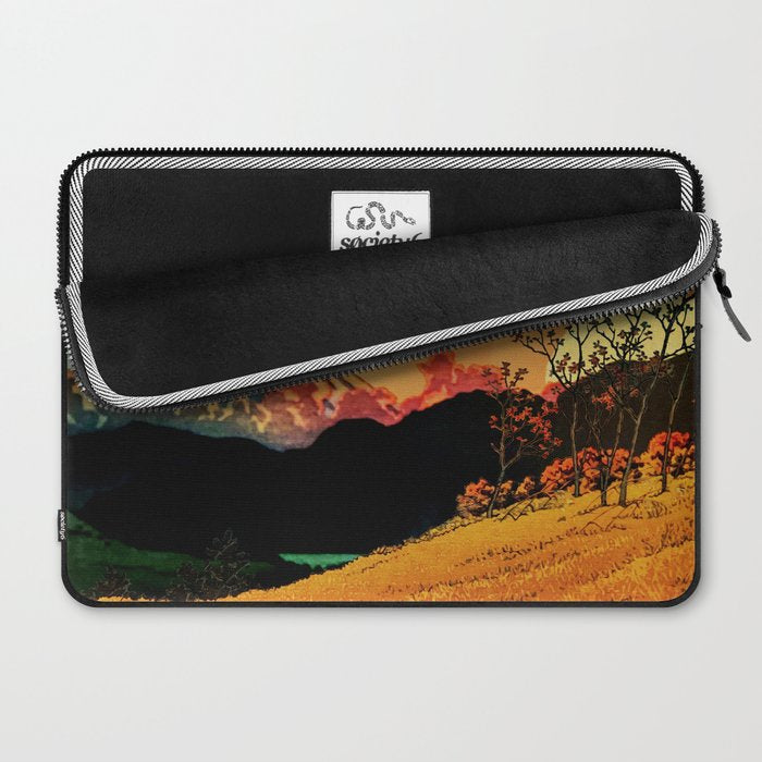New Year's Morning in Shades of Orange - Nature Landscape Laptop Sleeve Gallery Image 2