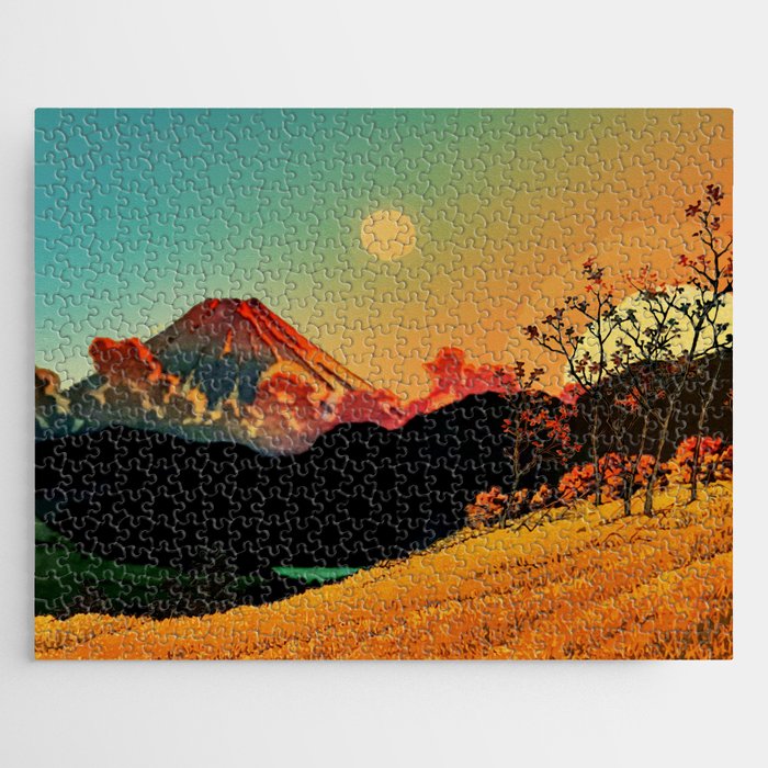 New Year's Morning in Shades of Orange - Nature Landscape Jigsaw Puzzle Gallery Image 1