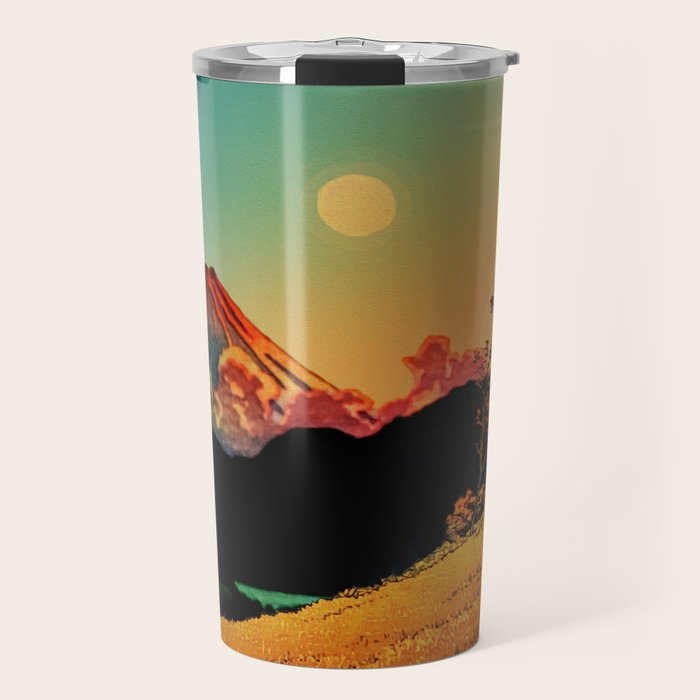 New Year's Morning in Shades of Orange - Nature Landscape Travel Mug Gallery Image 1