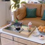 New Year's Morning in Shades of Orange - Nature Landscape Serving Tray Gallery Image 2