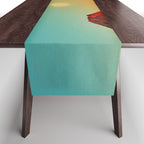New Year's Morning in Shades of Orange - Nature Landscape Table Runner Gallery Image 1
