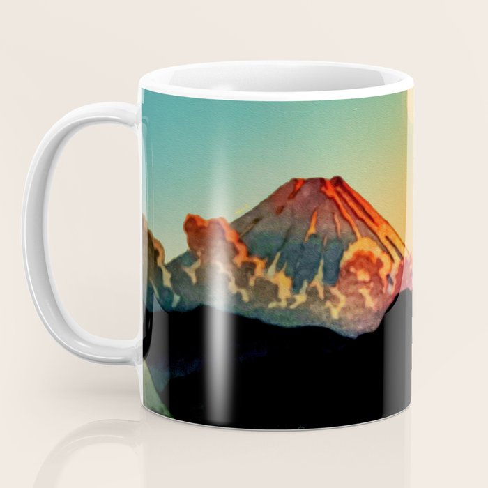 New Year's Morning in Shades of Orange - Nature Landscape Coffee Mug Gallery Image 3