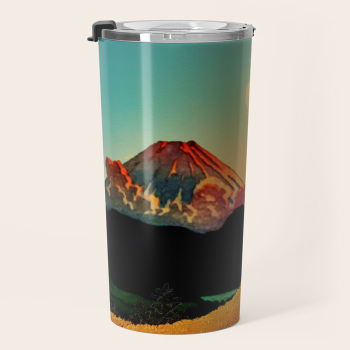 New Year's Morning in Shades of Orange - Nature Landscape Travel Mug Gallery Image 3