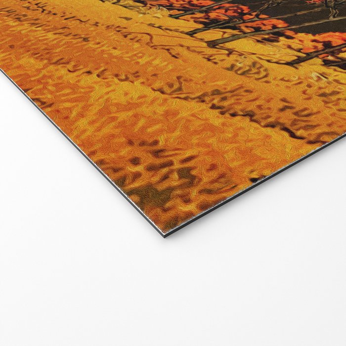 New Year's Morning in Shades of Orange - Nature Landscape Welcome Mat Gallery Image 2
