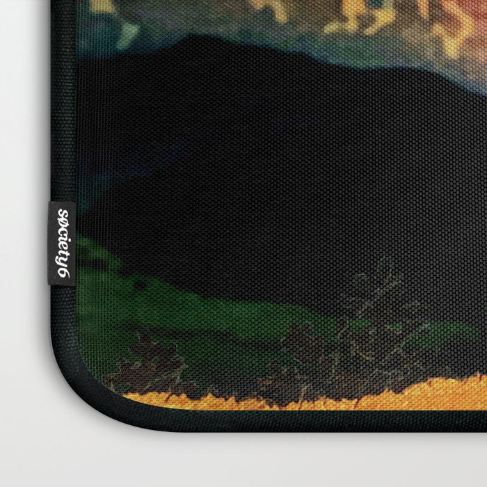 New Year's Morning in Shades of Orange - Nature Landscape Laptop Sleeve Gallery Image 3