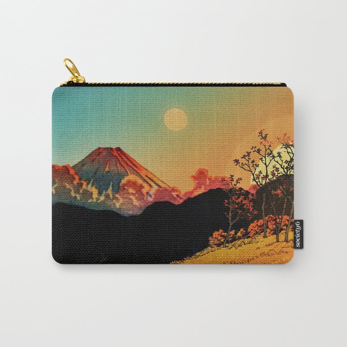 New Year's Morning in Shades of Orange - Nature Landscape Carry All Pouch Gallery Image 1