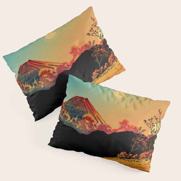 New Year's Morning in Shades of Orange - Nature Landscape Pillow Sham Gallery Image 1
