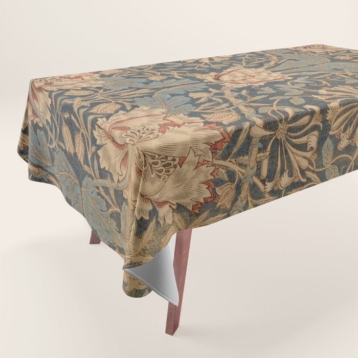 Honeysuckle by William Morris 1876 Antique Vintage Victorian Jugendstil Art Nouveau Retro Pattern Tablecloth Gallery Image 1