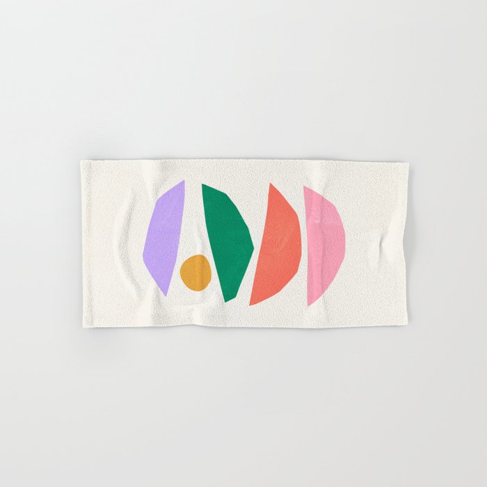 The Sundowner: Stacked Shapes 01 Bath Towel Gallery Image 1