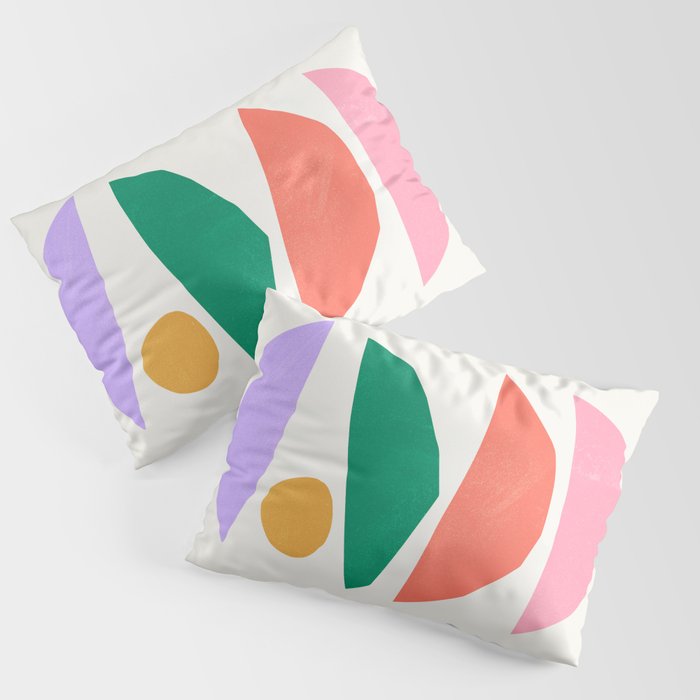 The Sundowner: Stacked Shapes 01 Pillow Sham Gallery Image 3