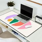 The Sundowner: Stacked Shapes 01 Desk Mat Gallery Image 2