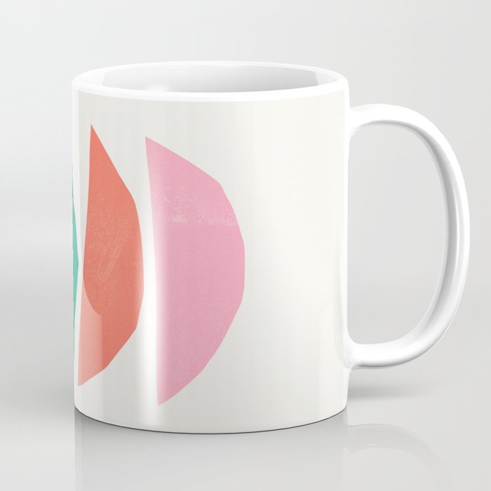 The Sundowner: Stacked Shapes 01 Coffee Mug Gallery Image 1