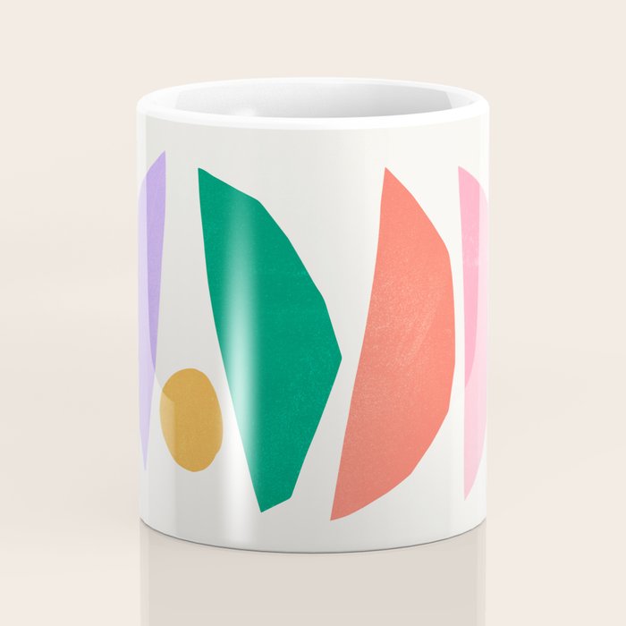 The Sundowner: Stacked Shapes 01 Coffee Mug Gallery Image 4