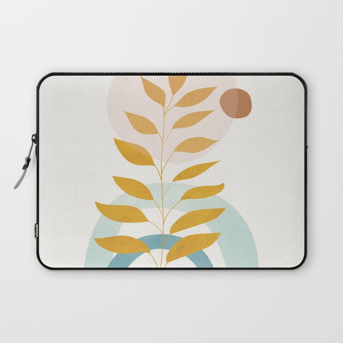 Soft Abstract Shapes 09 Laptop Sleeve Gallery Image 1