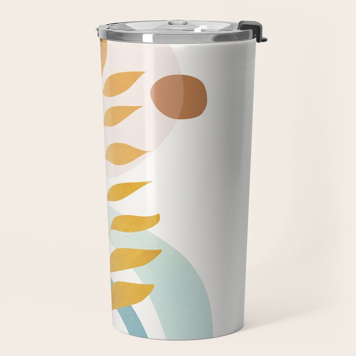 Soft Abstract Shapes 09 Travel Mug Gallery Image 2