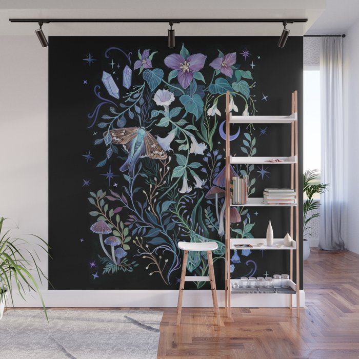 Night Garden Wall Mural Gallery Image 1