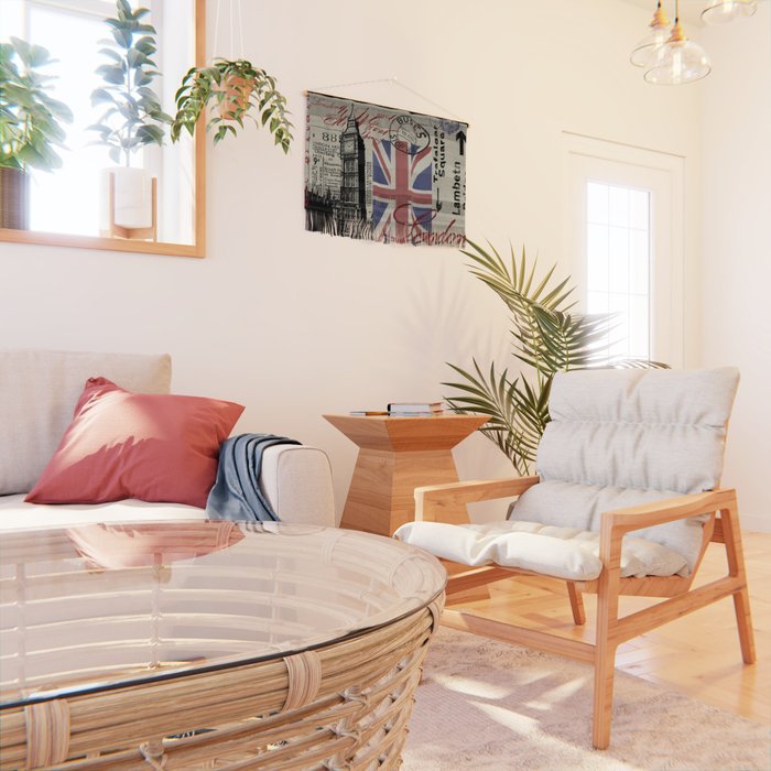 London Great Britain Big Ben Flag Collage Wall Hanging Gallery Image 2