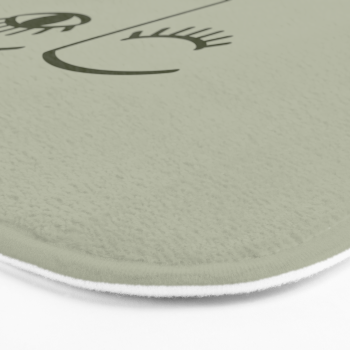 Wink (Green) Bath Mat Gallery Image 3