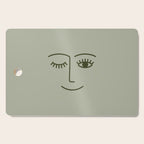 Wink (Green) Cutting Board Gallery Image 1