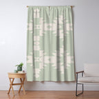 Southwestern Minimalism - Neutral Sage Green Window Curtain Gallery Image 5