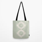Southwestern Minimalism - Neutral Sage Green Tote Bag Gallery Image 2