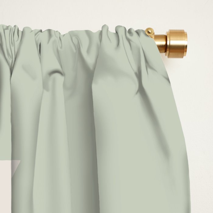Southwestern Minimalism - Neutral Sage Green Window Curtain Gallery Image 2