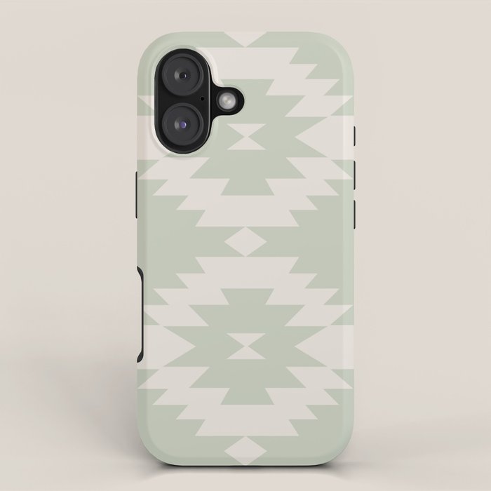 Southwestern Minimalism - Neutral Sage Green iPhone Case Gallery Image 1