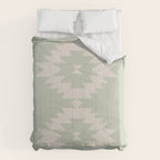 Southwestern Minimalism - Neutral Sage Green Comforter Gallery Image 6