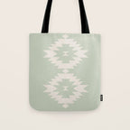 Southwestern Minimalism - Neutral Sage Green Tote Bag Gallery Image 1