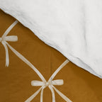Bows & Ribbons Pattern XVII Burnt Ochre Comforter Gallery Image 4