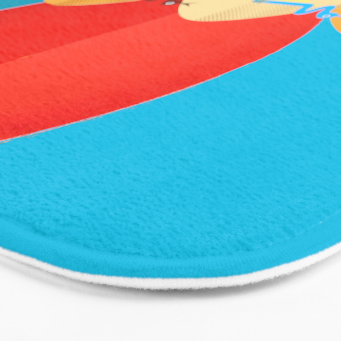 Colorful Snakes On A Desert Bath Mat Gallery Image 3