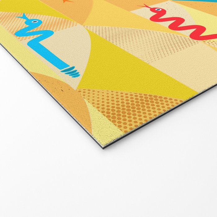 Colorful Snakes On A Desert Welcome Mat Gallery Image 2