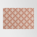 Boho Rustic Palm Radiance Terracotta Rug Gallery Image 2