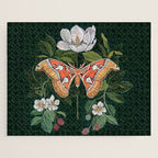 Atlas Moth Magnolia Jigsaw Puzzle Gallery Image 1