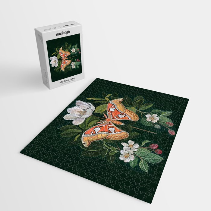Atlas Moth Magnolia Jigsaw Puzzle Gallery Image 2