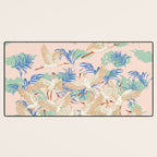 Cranes dance Desk Mat Gallery Image 3