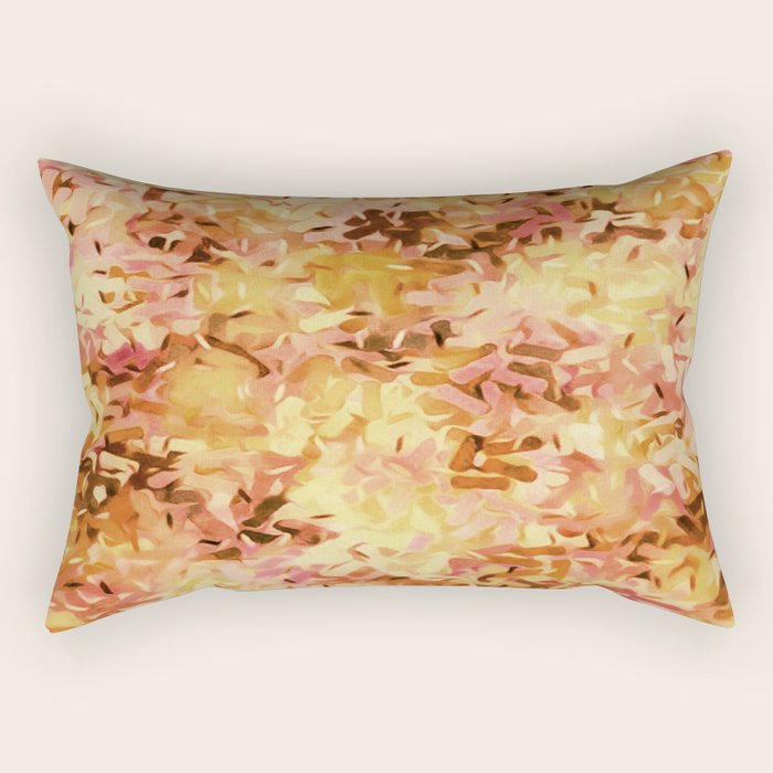 Confetti Autumn Orange Rectangular Pillow Gallery Image 2