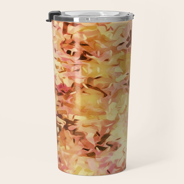 Confetti Autumn Orange Travel Mug Gallery Image 3