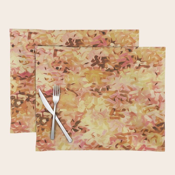 Confetti Autumn Orange Placemat Gallery Image 1