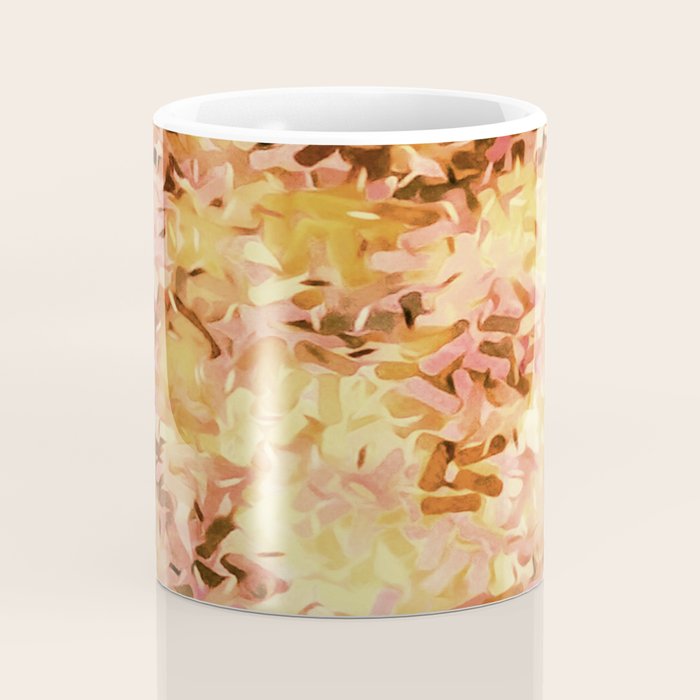 Confetti Autumn Orange Coffee Mug Gallery Image 4