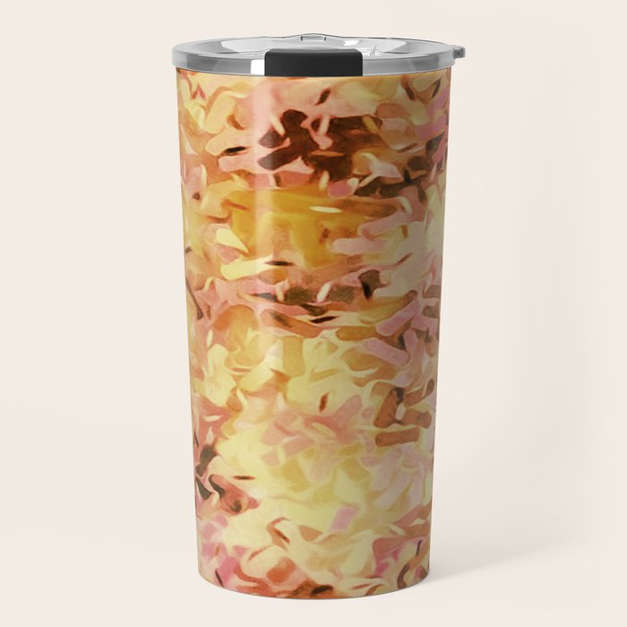 Confetti Autumn Orange Travel Mug Gallery Image 1