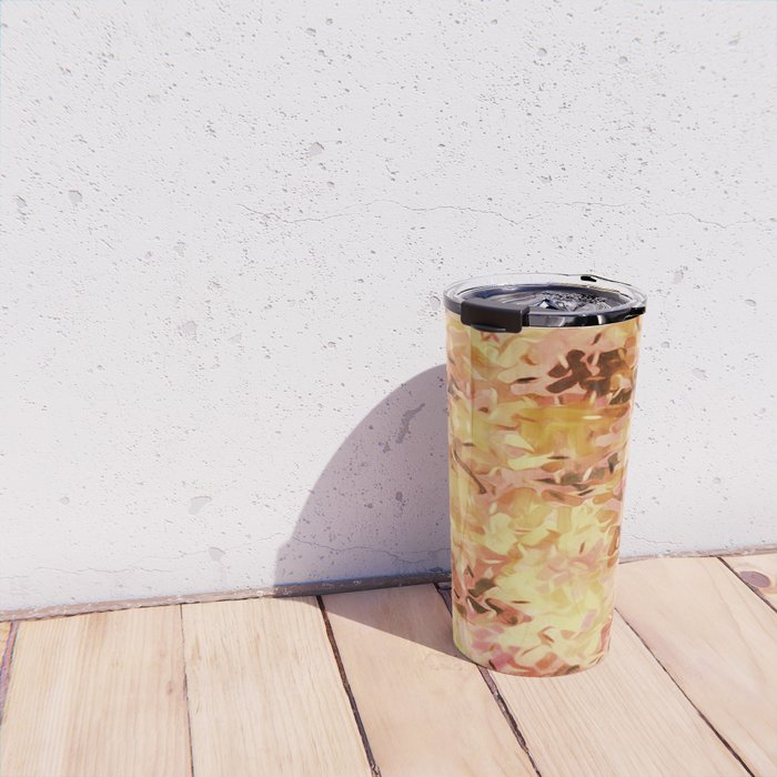 Confetti Autumn Orange Travel Mug Gallery Image 4