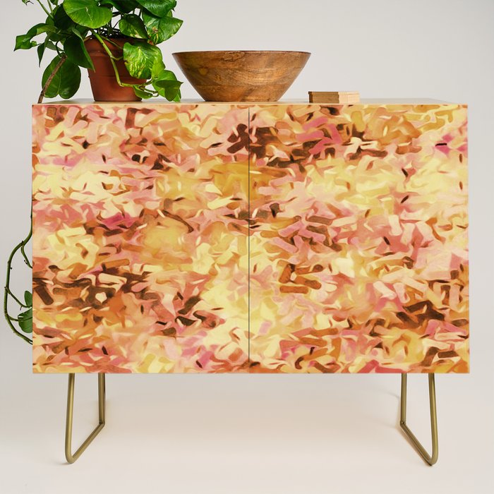 Confetti Autumn Orange Credenza Gallery Image 1